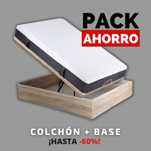PACKS AHORRO: Colchón + base