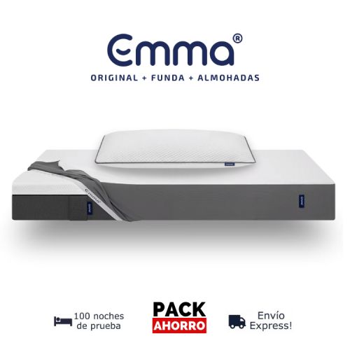 PACK AHORRO: Colchón Emma Hybrid con canapé abatible con Tapa Reforzada