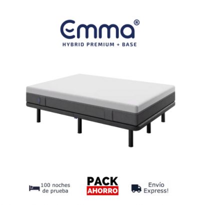 PACK AHORRO Colchón Emma Hybrid Premium + Base PACK AHORRO Colchón Emma Hybrid Premium + Base